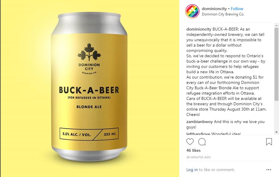 RÃ©sultats de recherche d'images pour Â«Â buck a beer for refugeeÂ Â»