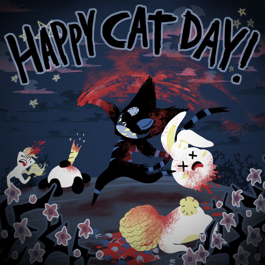 RT @ChibiDonDC: EVIL?! Nah, he's just misunderstood XP
Happy international cat day, everybody! ^W^ https://t.co/qmWgEpub4I