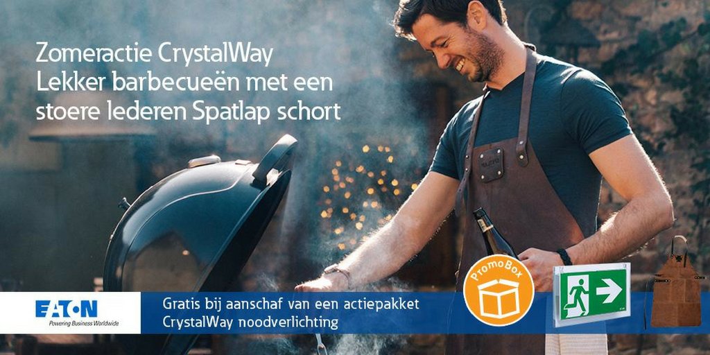 ETN_NL's tweet photo. Het is nog steeds bbq-weer! Daarom geven we bij de aanschaf van een #CrystalWay actiepakket een stoer leren barbecueschort van Spatlap cadeau. De actie loopt tot 31 augustus, dus wees er snel bij! https://t.co/6aBiZRnSw6 https://t.co/wHkl4o4qbM