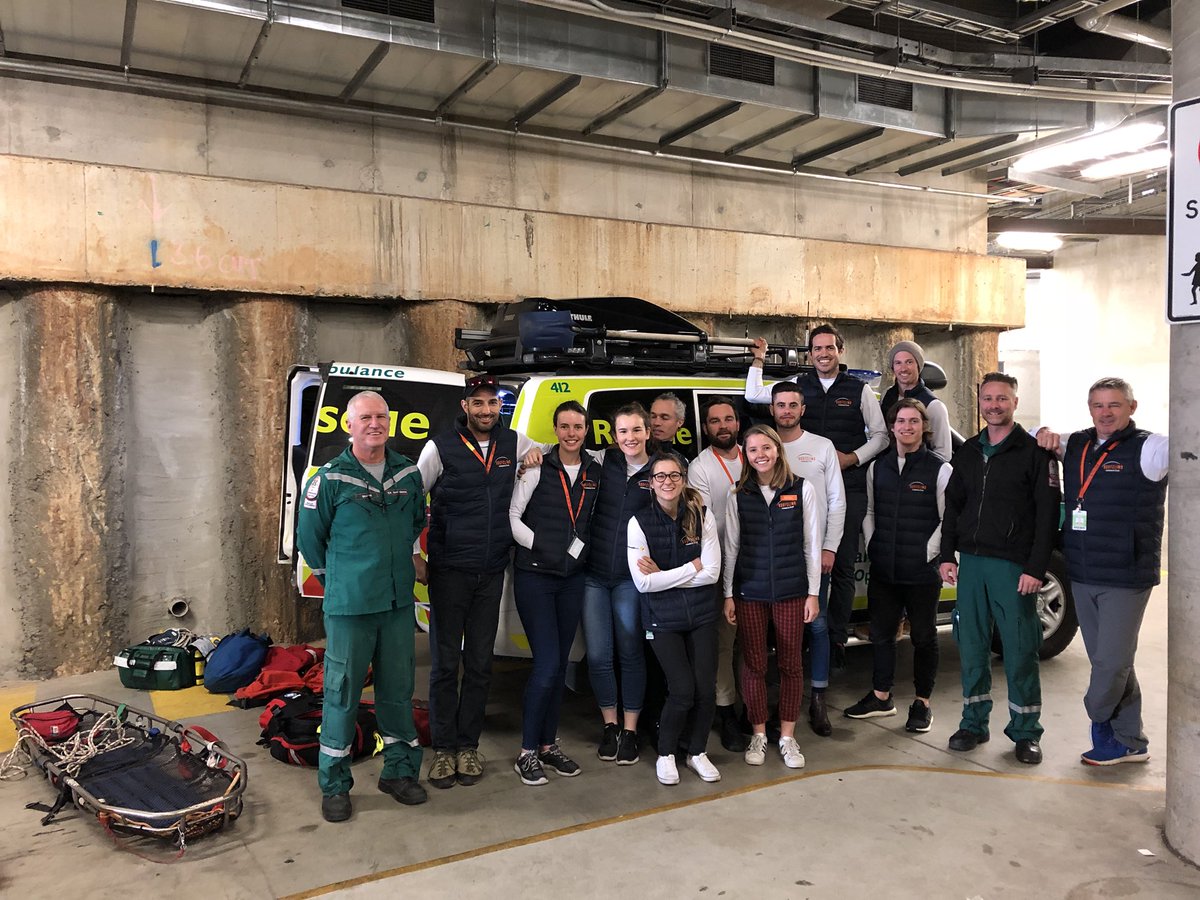 simoncradock's tweet photo. Great to be invited back for some collaborative training today between @TheAdelaideOval #RoofClimb leaders & @SA_Ambulance #SAASSpecialOps Tech rescue preparedness. https://t.co/sVLacQGooa
