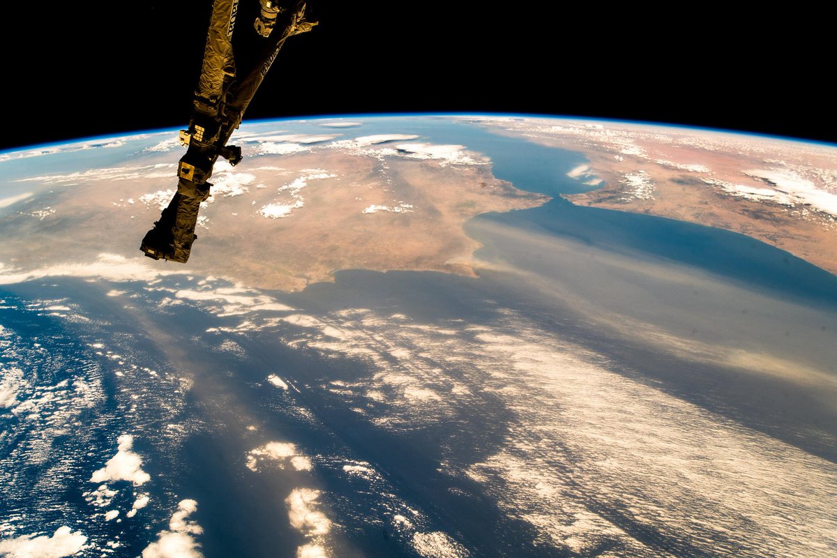 esa's tweet photo. Dramatic view from the @Space_Station posted by @Astro_Alex yesterday, showing smoke from fires in Spain and Portugal reaching far into the Atlantic Ocean https://t.co/1ItJEHcTna https://t.co/6E6z7GzRHR