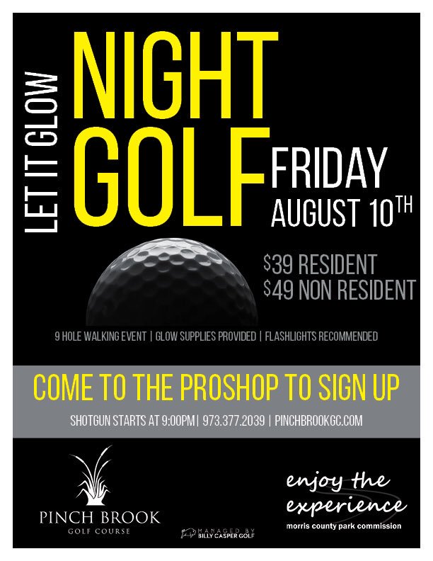 PinchBrookGolf's tweet photo. Night Golf is happening THIS Friday!!! Call the proshop, or come on in to sign up now! https://t.co/YIo7GkbcJJ