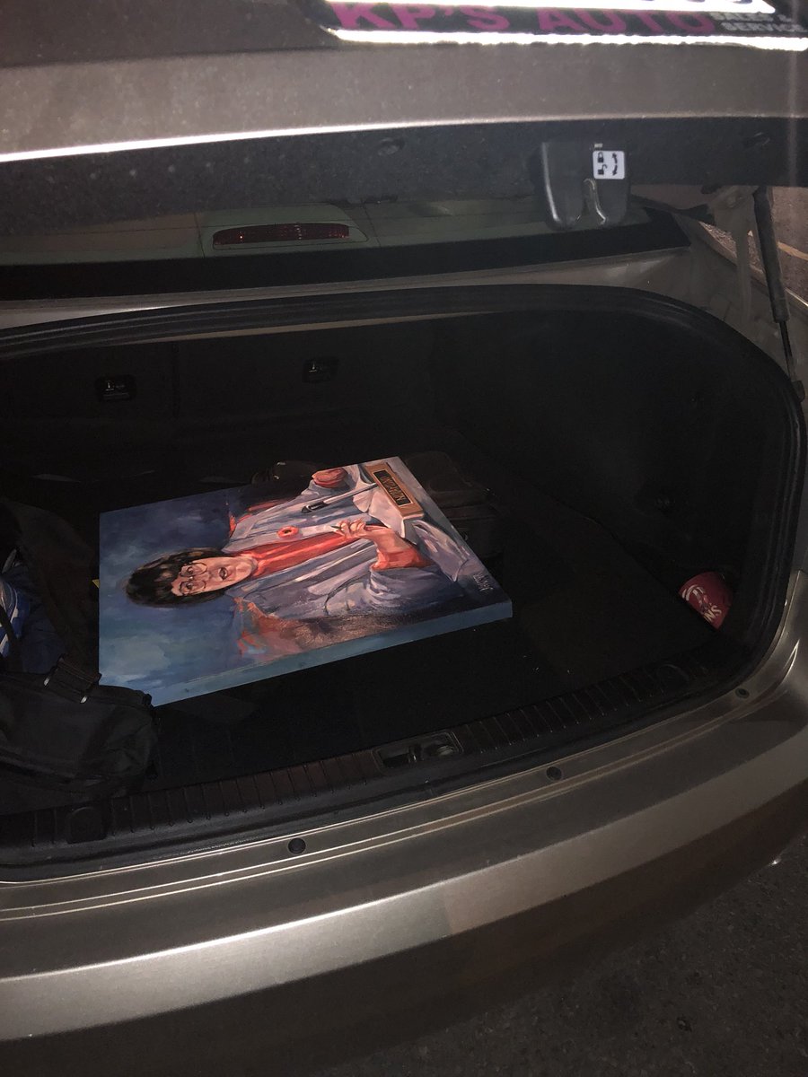 EvolutionPods's tweet photo. It appears that former Mayor of Oshawa Nancy Diamond has been kidnaped. Currently in the trunk of someone’s car. Perhaps more photos will surface soon.......#oshawa @oshawacity https://t.co/BlbDsrLbYU