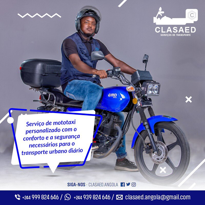 clasaed's tweet photo. Somos a melhor solução de transporte urbano para o seu dia-a-dia.😉

Não Pense Muito, *Pense Clasaed* 🏍🏍

#Mototáxi #estafeta #terceirização https://t.co/lboZC398eG