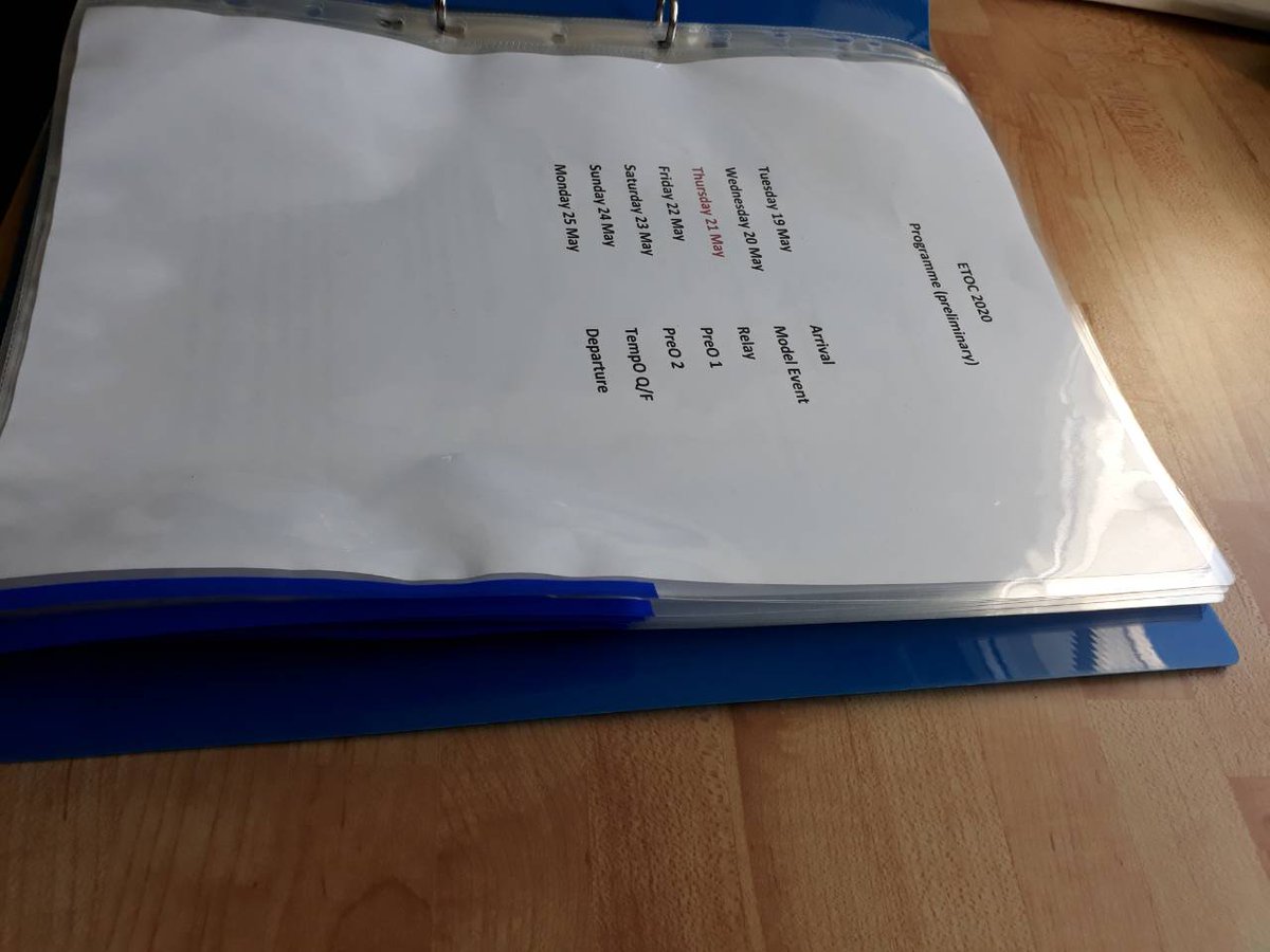 etoc2022's tweet photo. Next week, our National Controller Jari Turto (World Champion 2013) will visit the terrains together with us! Exciting times 🤩This is the folder he will get - sorry we can only show you the two first pages 😂
Good luck everyone at #WTOC2018! 
#ETOC2020 #Kisakallio #TrailO https://t.co/v99WeLvqh3