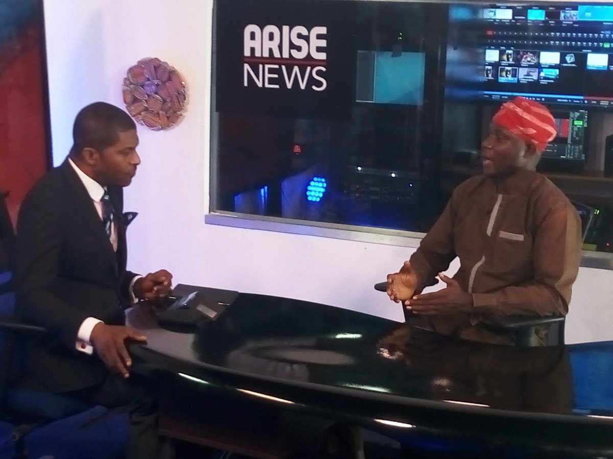 AdelajaAdeoye's tweet photo. I was on @Arisetv earlier today to speak about the invasion of the @NGRSenate by the DSS, Action taken by Acting President @ProfOsinbajo, Sack of Lawal Daura, my party ADP amongst other issues. https://t.co/0GHatJVPJh