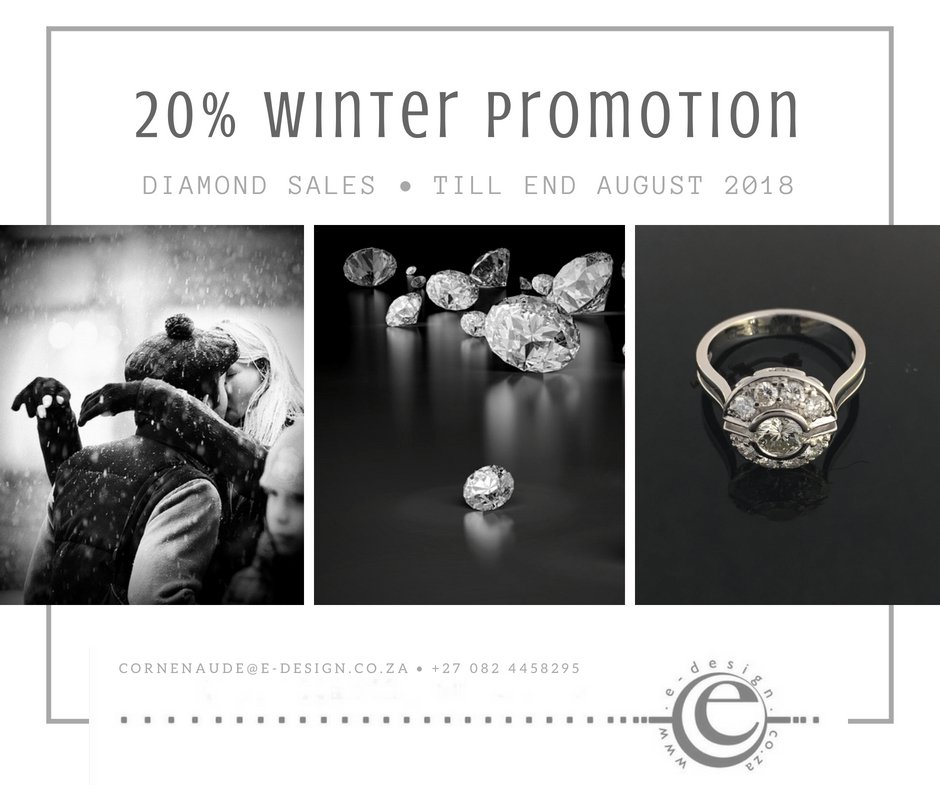 eternaldesigner's tweet photo. 20% DISCOUNT on all DIAMOND SALES till end AUGUST 2018 E-Design Contact cornenaude@e-design.co.za  or @ +270824458295#diamonds #twentypercentdiscount #edesign #certifiedstones #conflictfreediamonds #winterpromotion #jewellery #womansmonth #engagementrings #cad #cam #3d #3drhino https://t.co/7LvolW7iRl
