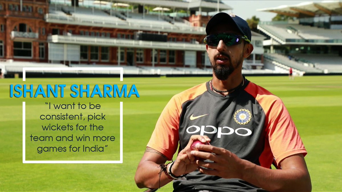 BCCI's tweet photo. SPECIAL: @ImIshant understands responsibility as a senior bowler &amp; wants to win matches for #TeamIndia. Watch what the pacer had to say ahead of the 2nd Test at @HomeOfCricket - by @RajalArora #ENGvIND 
Full link---> https://t.co/5M8lnCjP1m https://t.co/35XmwQhdSQ