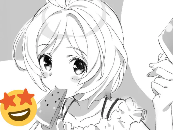 あらためて@kaaaaaappeさんのC94新刊にゲストで一枚描かせていただきました。電脳少女シロちゃんです(つД`)ノ他のゲストの皆さんお上手な方ばかりで恐縮です、、よろしくお願いします!新刊2冊どちらも楽しみ(*゜▽゜*) 