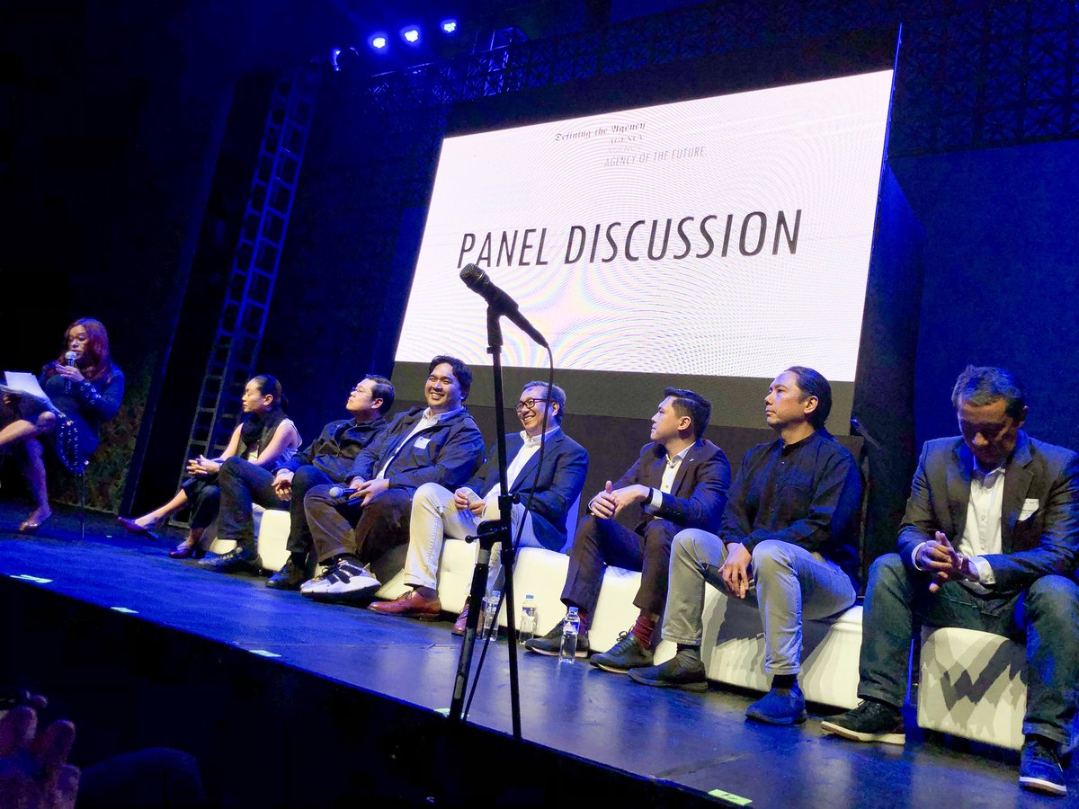 4AsPhilippines's tweet image. The distinguished panel members at the joint GMM of the 4As, @panaadedge, @immapPH, and MSAP. Tonight’s topic: Defining the Agency of the Future. Moderating the discussion, @angelguerrero.