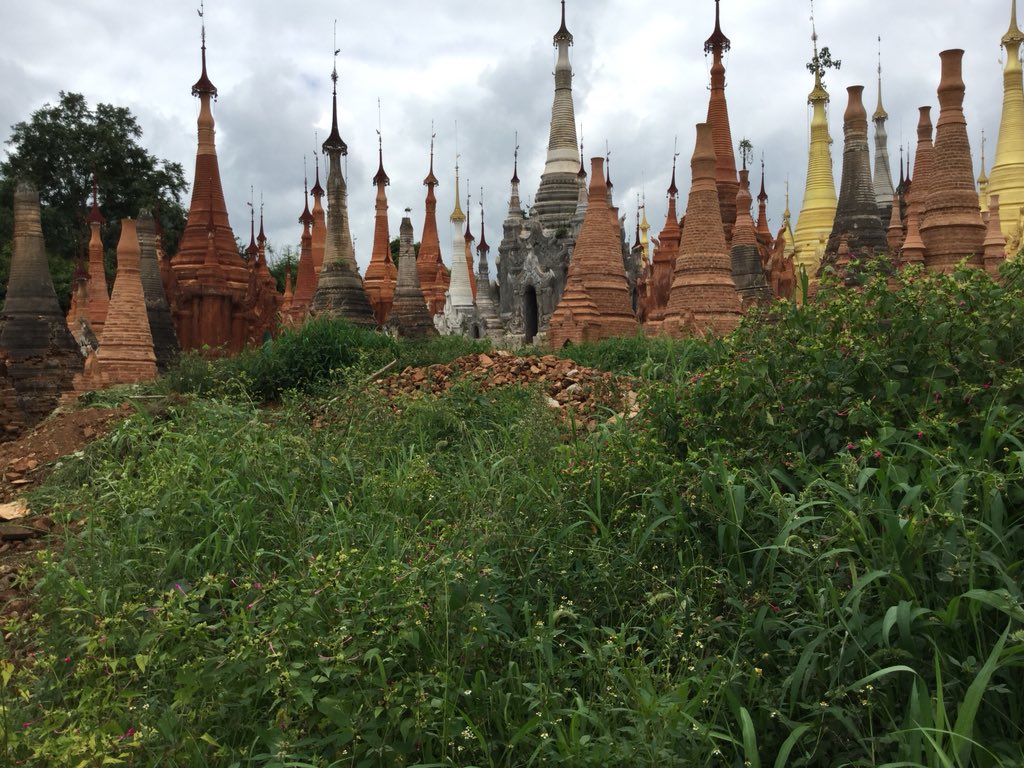 viajes_jys's tweet photo. Visita de las estupas en ruinas de #Indein en #InleLake https://t.co/F85Gz6WLhv