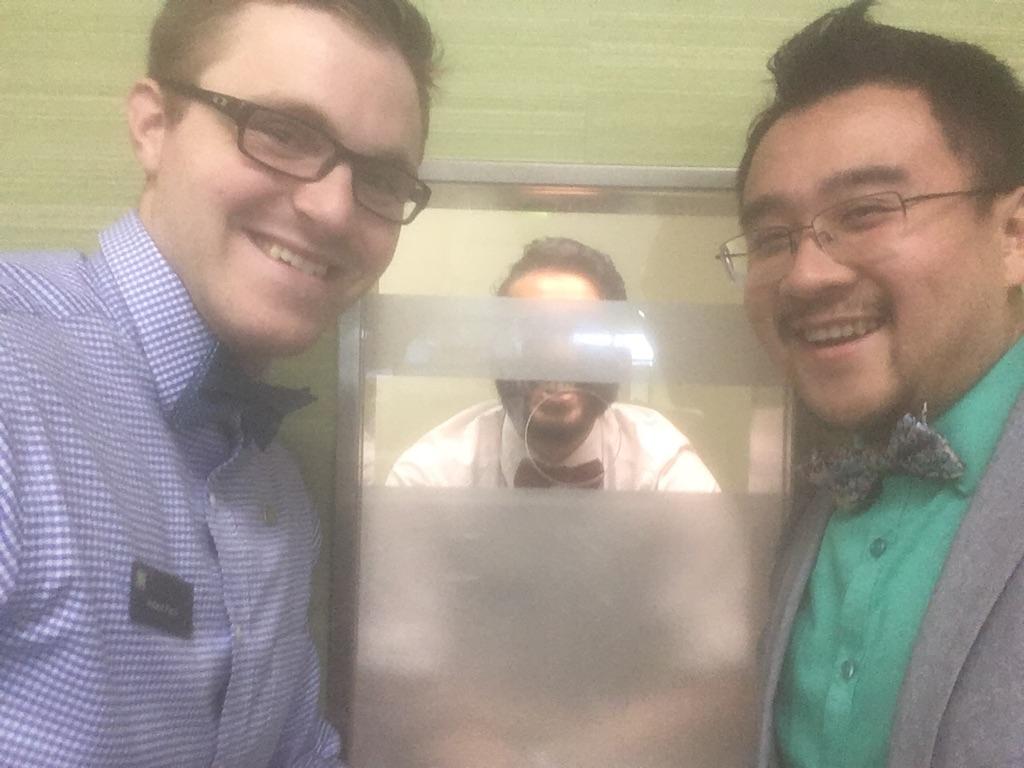 A day late but can't forget to rep the bowties! #bowtietuesdays #dreamteamaberdeen <a href="/JIELIAN416/">Jie (Jay) Lian</a> <a href="/Alexand2491/">Alexander Vasquez</a>