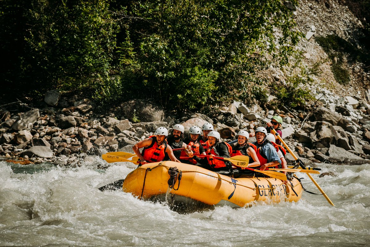 Haley had this family begging for more! 
-
-
Plans this weekend? We've got space left on our full and half day Heli Adventures, book now to experience the best white water on the Kicking Horse River!