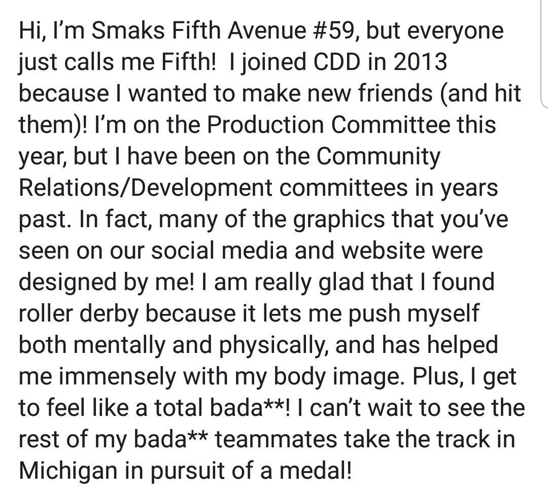 derbydames's tweet photo. MEET FIFTH!
#whoarewe #cdd #countdowntocups #WFTDACups #CDDBlueCrew #BleedCDDBlue #derbyroadtrip #roadtocups https://t.co/qpeEDkOtnu