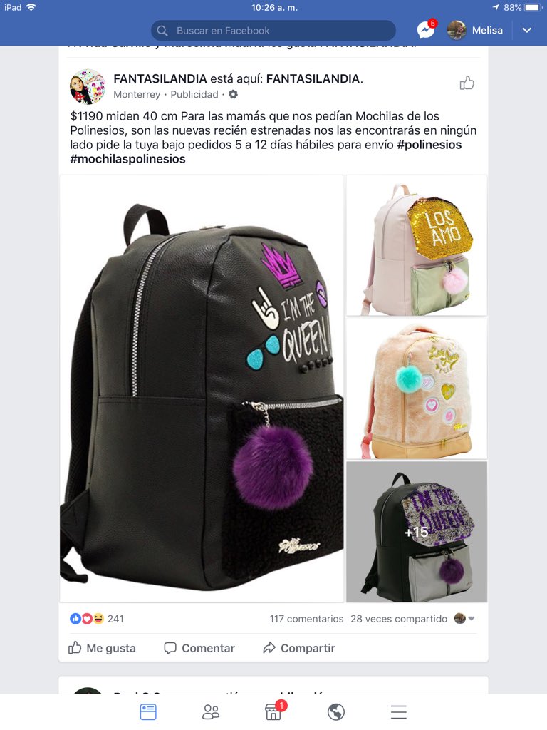 Mochila de karen polinesia en Apodaca | Clasf moda-y-accesorios