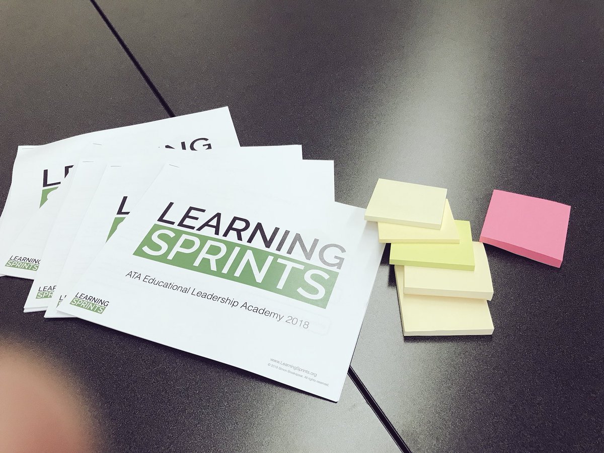 TLGuimond's tweet image. ELA Day 2: Learning the Basics and exploring the Tools of the #learningsprints process! @coreyhaley @SimonBreakspear @ipadeducators  #ATAagile