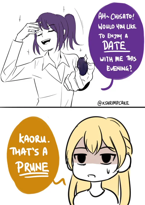 Kaoru tries 
#バンドリ #チサカオ 