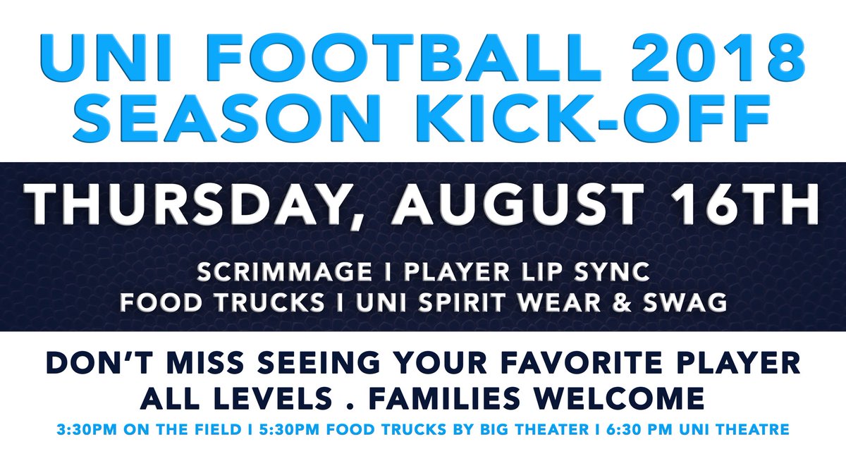 UniHighFootball's tweet photo. Save the Date! #16daystokickoff https://t.co/6LeE6ilzsw