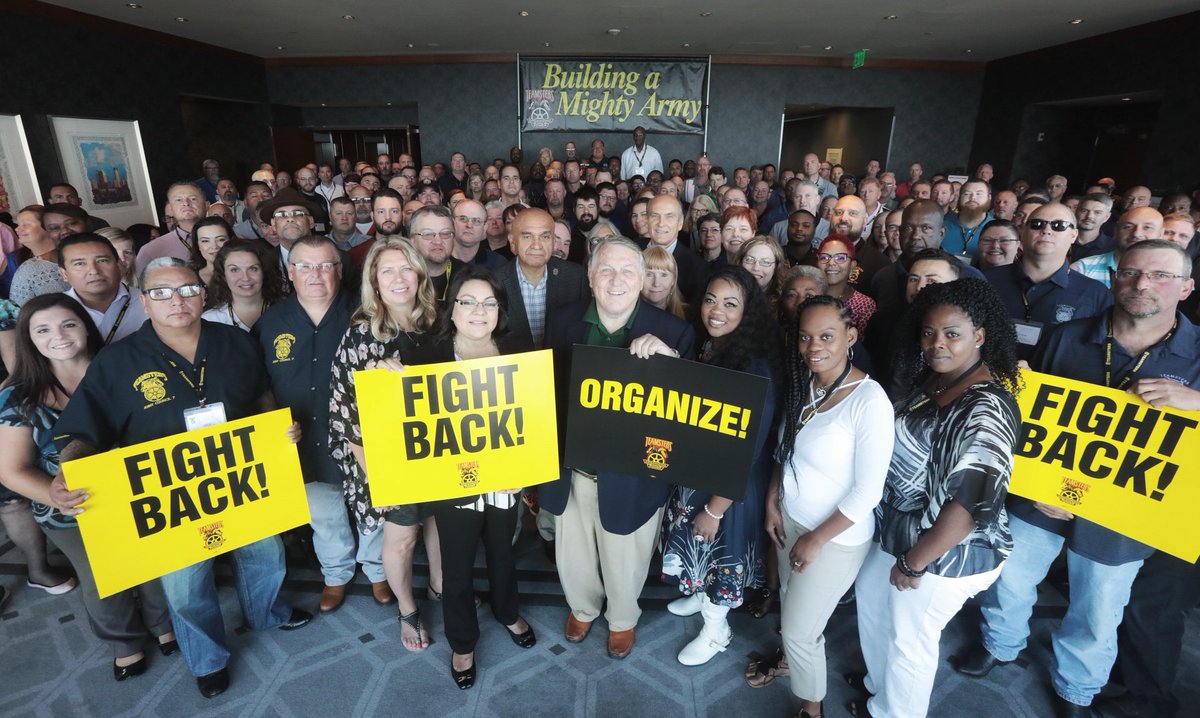 Teamsters's tweet photo. We're kicking off day two of our organizing boot camp in Minneapolis. When #TEAMSTERS FIGHT, TEAMSTERS WIN! #1u https://t.co/A63dwqBGaP