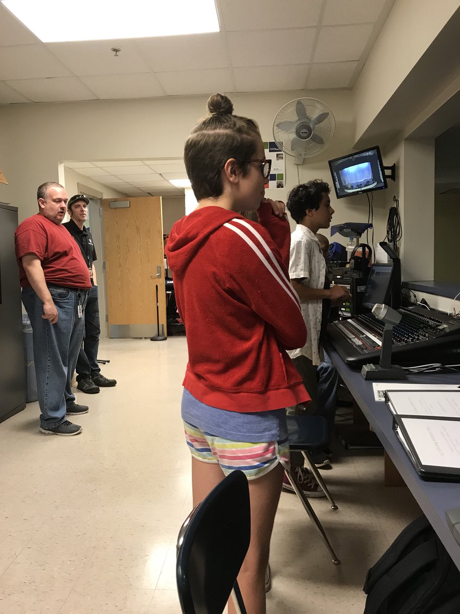This week we’ve been at Hand Middle School teaching students in their tech camp about audio, lighting, and stage management. We have so much fun teaching this every summer! Thanks for coordinating everything Mr. McCants!