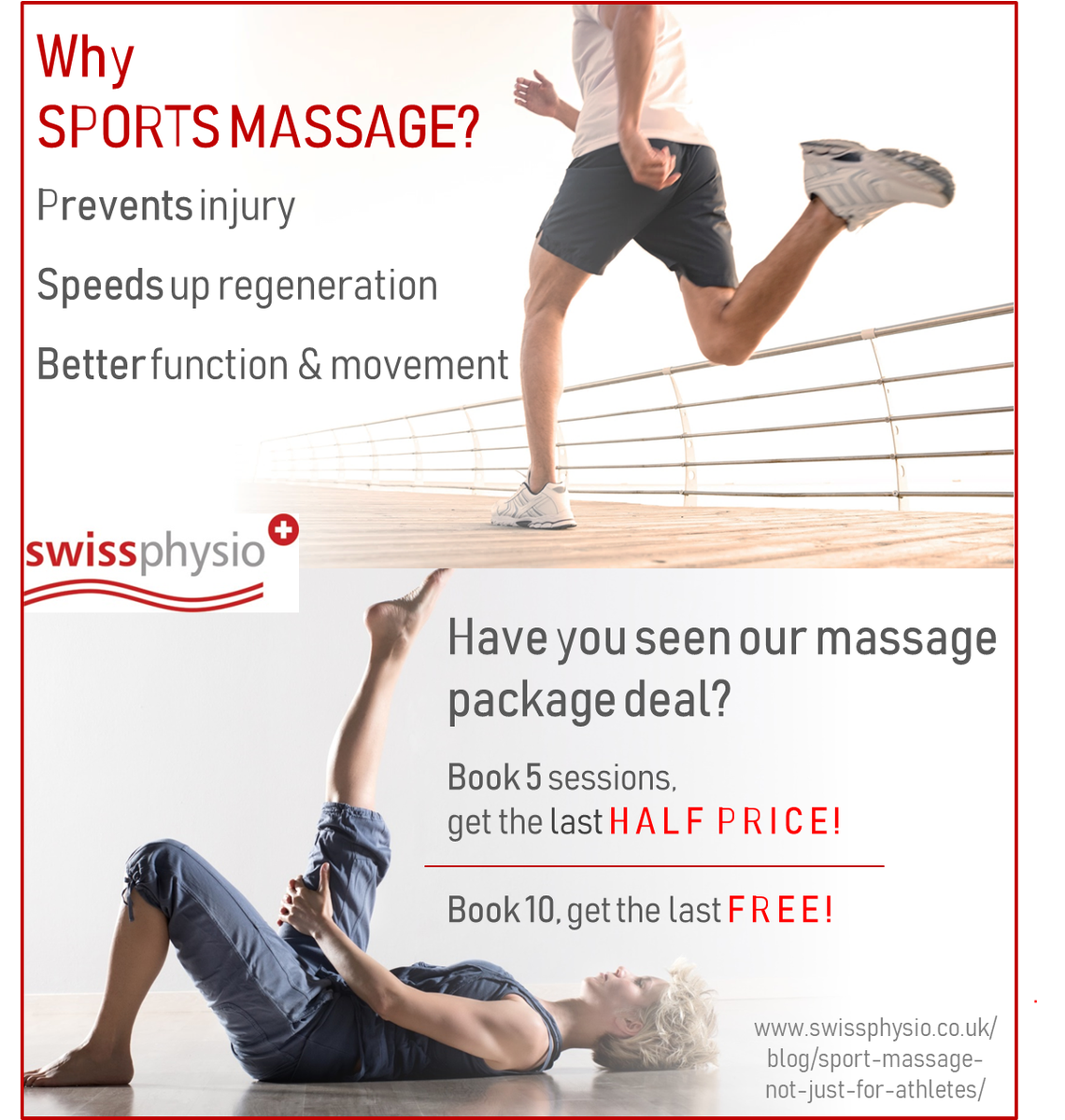 swissphysio1's tweet photo. Running the GREAT NORTH RUN?

Don't miss out on our incredible massage package deal: https://t.co/0mnN1odPYw

But remember, sports massage isn't just for athletes:
https://t.co/0pVEaJYULQ https://t.co/PkcVA8Z3Ls