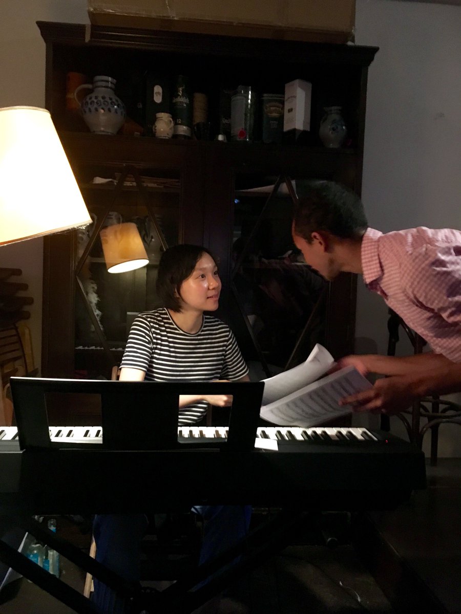 OOT_Hamburg's tweet photo. Some highlights from our #opera meets #cabaret #show! Last but definitely not least our amazing #accompanist Julia Gu making making her mark at #mathildebarottensen #operaontap #operaontaphamburg #operasingers #ClassicalMusic #Klassik #20smusic #hamburg #ottensen #pianist https://t.co/0yvfyO7mxN