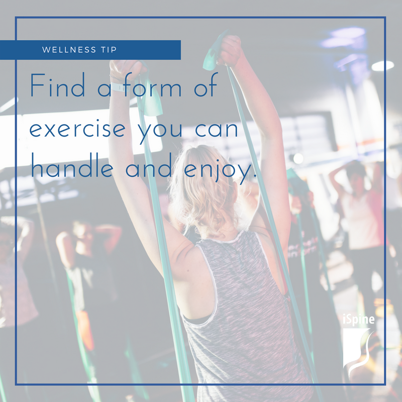 ispinemn's tweet photo. Even if it's just simple stretches, #exercising can help you manage your #ChronicPain. #WellnessWednesday https://t.co/aQPsSFEUWw