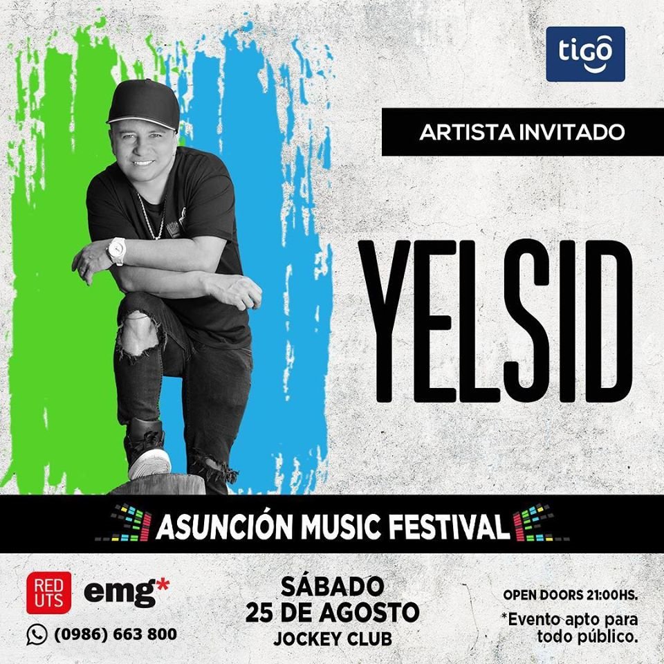 Coyoteasu's tweet photo. YELSID SE SUMA AL ASUNCION MUSIC FESTIVAL CON LO MEJOR DEL RETROTON💥🎤
Con la botella arriba, voy a gritar que ya te olvidee, que ya me liberee..🎶
Las entradas ya están a la venta en @RedUTS_Py
Reserva de mesas al 0986 663800!
#ConLaBotellaArriba
#NoMeEnamoro
#VolverasAmi https://t.co/hXlcuiJtYG