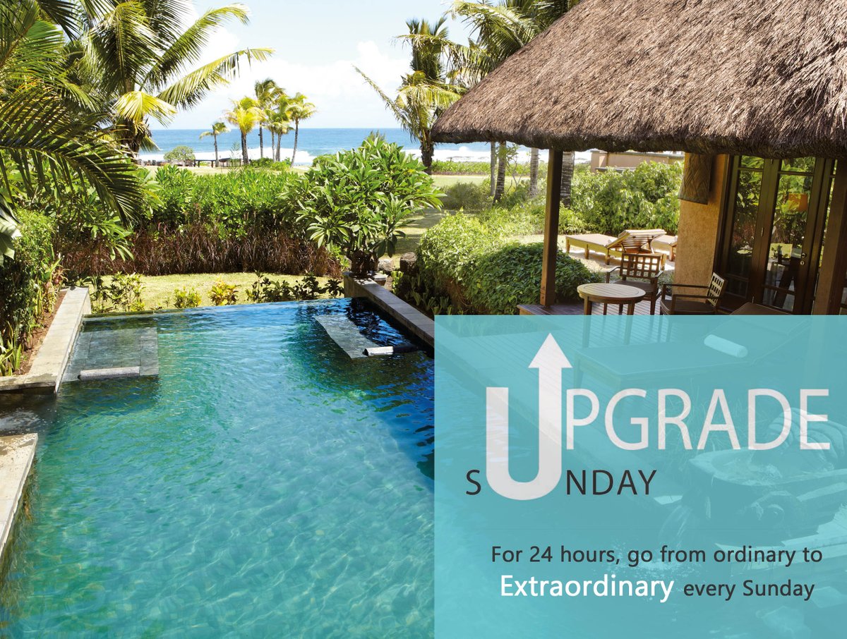 Shanti_Maurice's tweet image. The weekend gets even better with our unique Sunday Upgrade offer. #ShantiMaurice #SundayUpgrade #Shantispirit #Mauritius