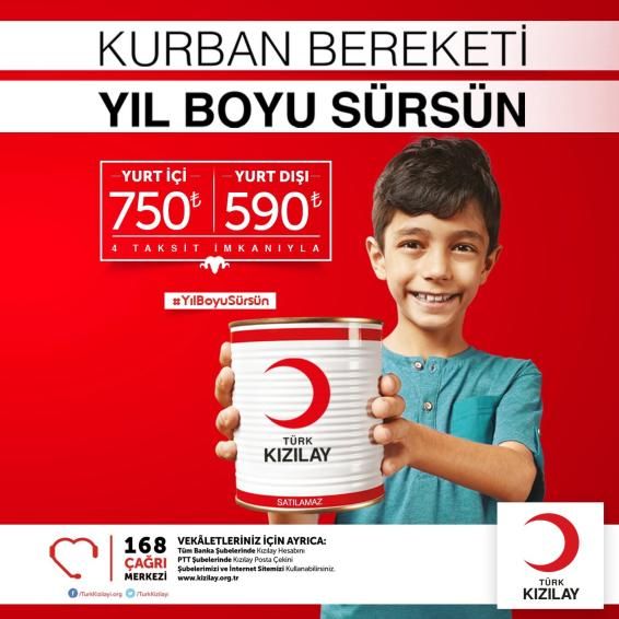 Aksam's tweet photo. 3 milyon 800 bin ihtiyaç sahibine et dağıtmak için çalışma başlatan Kızılay, #KurbanımKızılaya etiketi ile vekalet sahiplerine çağrıda bulundu https://t.co/hm69RgR9pW