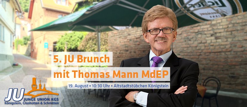 Lust auf ein Frühstück mit Thomas Mann MdEP? 👉 bit.ly/JUBrunch2018