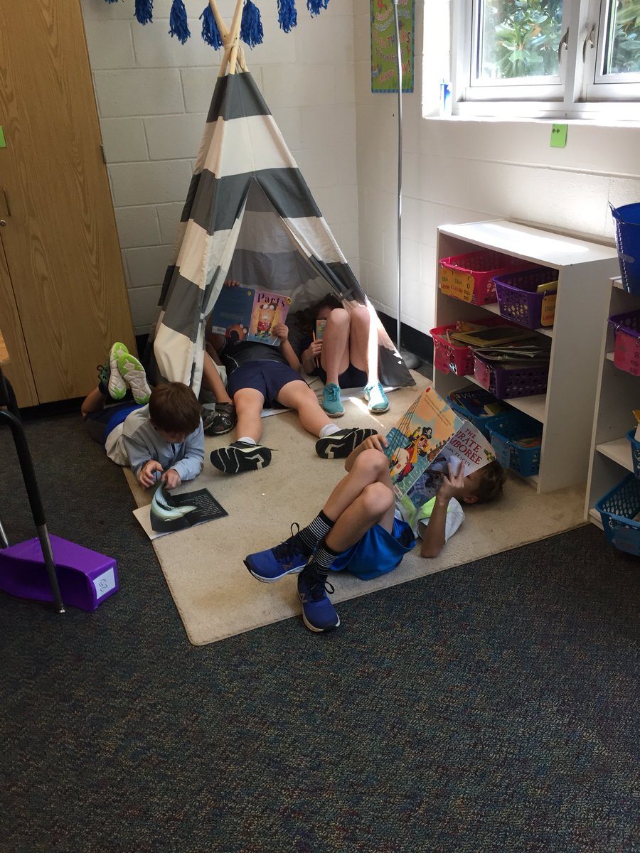 We did an awesome job practicing read to self today! Working on our reading stamina!