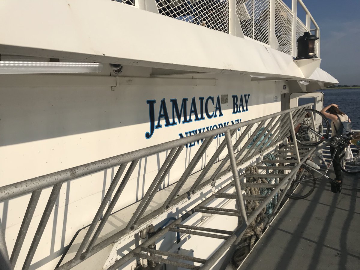BarkScruff's tweet image. @NYCferry have you considered not using this boat for the Express route?  It takes forever for the deckhands to dock making the trip about 1 hour. #notexpress