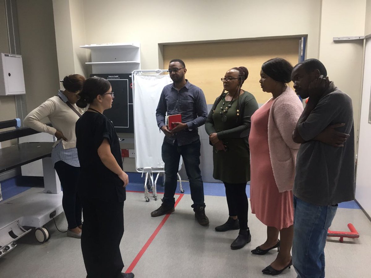 LodoxSystems's tweet photo. This week we encouraged all of the employees to get out of the office by visiting hospitals that have a #Lodox in their emergency department. These two groups went to Chris Hani Baragwanath Academic Hospital. https://t.co/4XU37D7gQQ