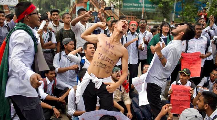 bsa_uf's tweet photo. In support of the students demonstrating in Dhaka, we will be having a silent protest at 12:00PM today at Turlington Plaza.

Please come out and show support in promoting not only the demand for road safety but also human rights and rights to freedom for the people of Bangladesh. https://t.co/A8V68QtrI9