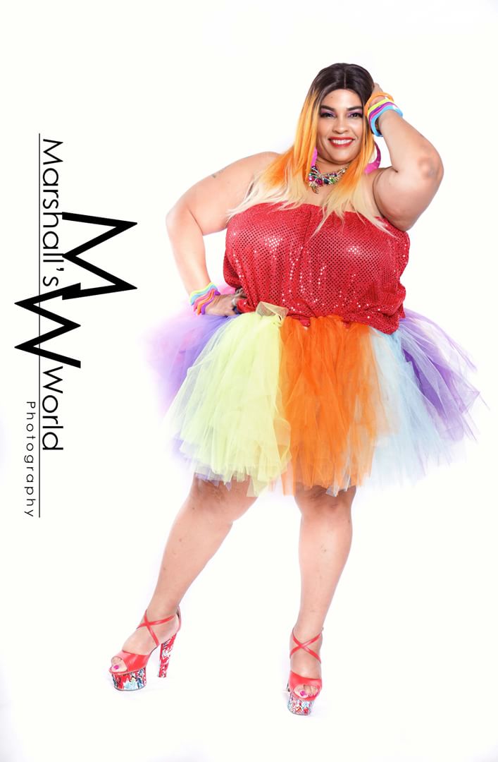 DNAakaThyckKake's tweet photo. Happy Birthday to me..Happy Birthday to me..
This is what 46 looks like.  I'm very blessed.

MODEL:  DNA
Photographer: Ka'Ron Marshall
Wardrobe: JennyDiva Davis 

#TodaysMyBirthday #BirthdayShoot #RainbowTuTu #RainbowColors #LivingLifeToFullest #PlusSizeDiva #FashionModel https://t.co/XTiyhYRJ7D