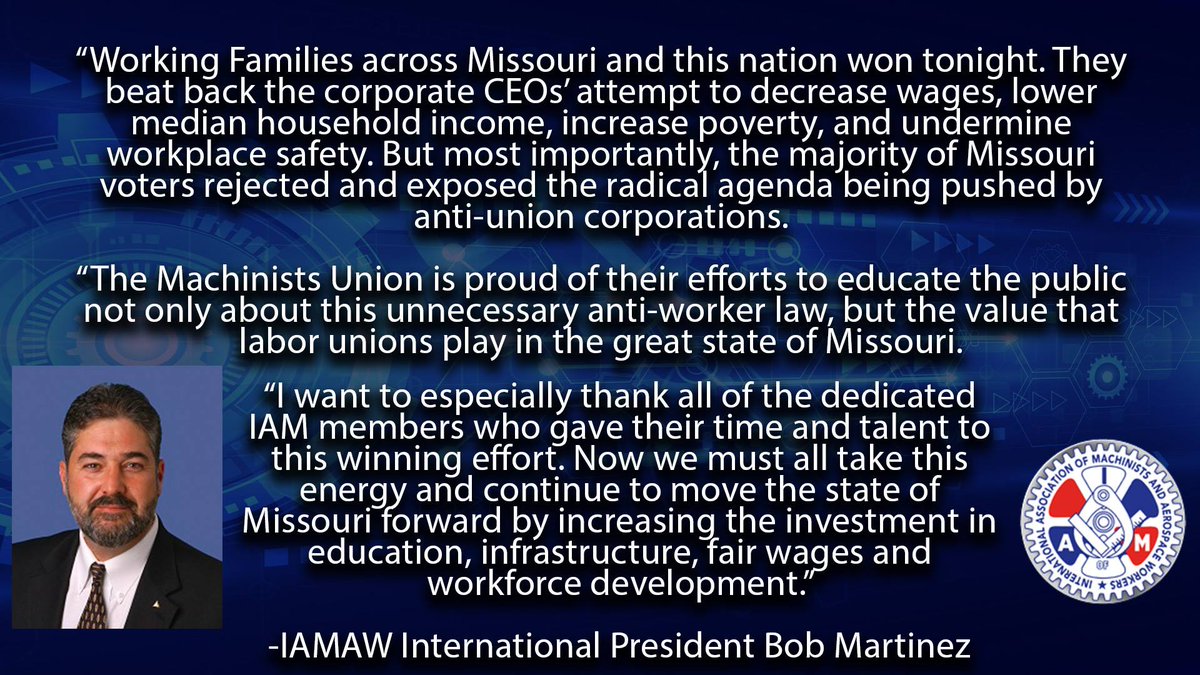 WORKING FAMILIES WON TONIGHT!