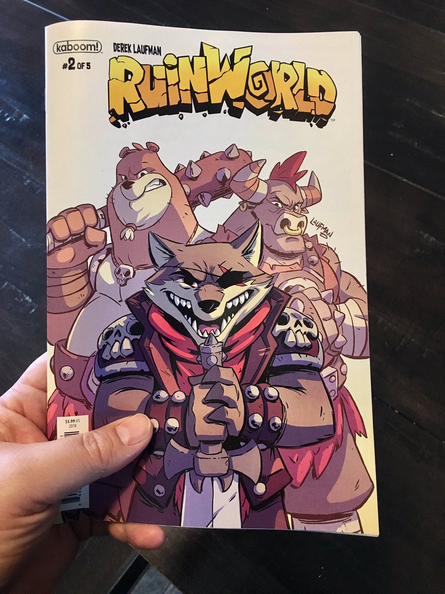laufman's tweet photo. RuinWorld Issue #2 of 5 is in Comic Stores next week, August 15th! Can't wait for you all to read it. Signed copies will be for Sale on my website August 17th. #RuinWorldComic https://t.co/sthgOEHXvN