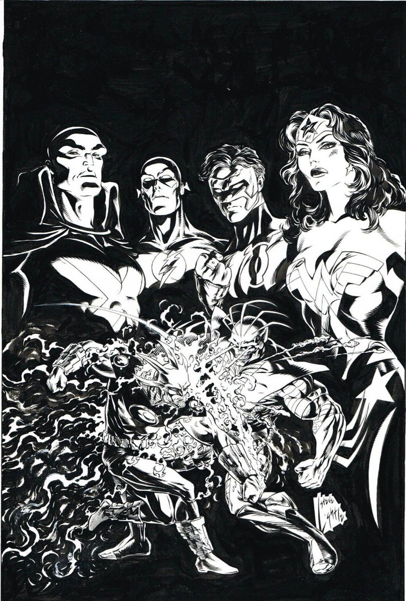 HFoh's tweet photo. The cover to Aztek # 10 by Steve Lightle.
#thecosmiccomicbookbroadcast #dccomics #aztek #theultimateman #stevelightle https://t.co/otwtUNtDM1