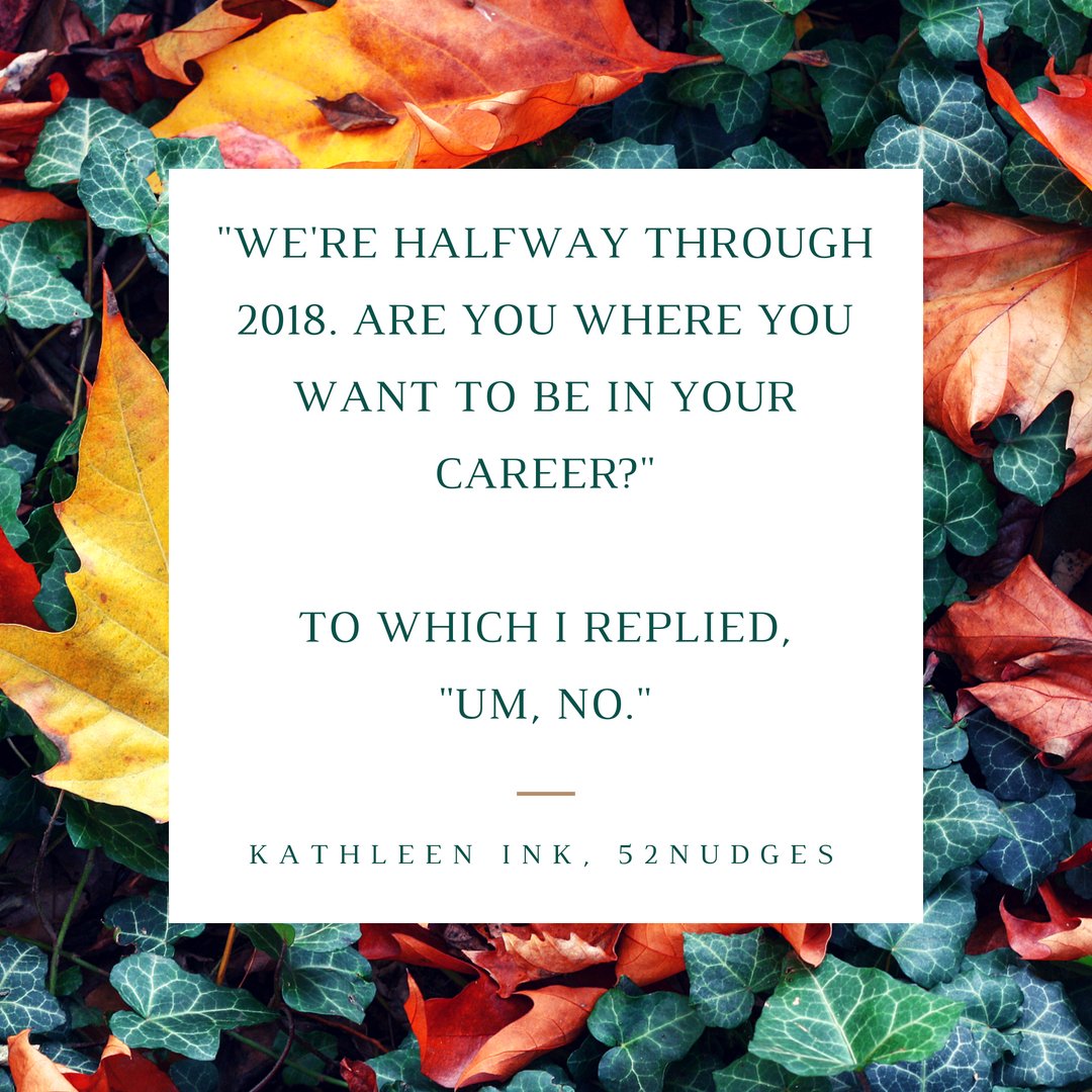 Nice piece from Kathleen Guthrie Woods on her 52Nudges blog. Many thanks, Kathleen, for our lovely interview highlights &amp; for featuring the upcoming Create the Career (and Life) You Deserve <a href="/wtrmrk/">Watermark</a> Weekend at <a href="/1440mv/">1440 Multiversity</a>! I appreciate! kathleen-ink.com/52-inspiration…