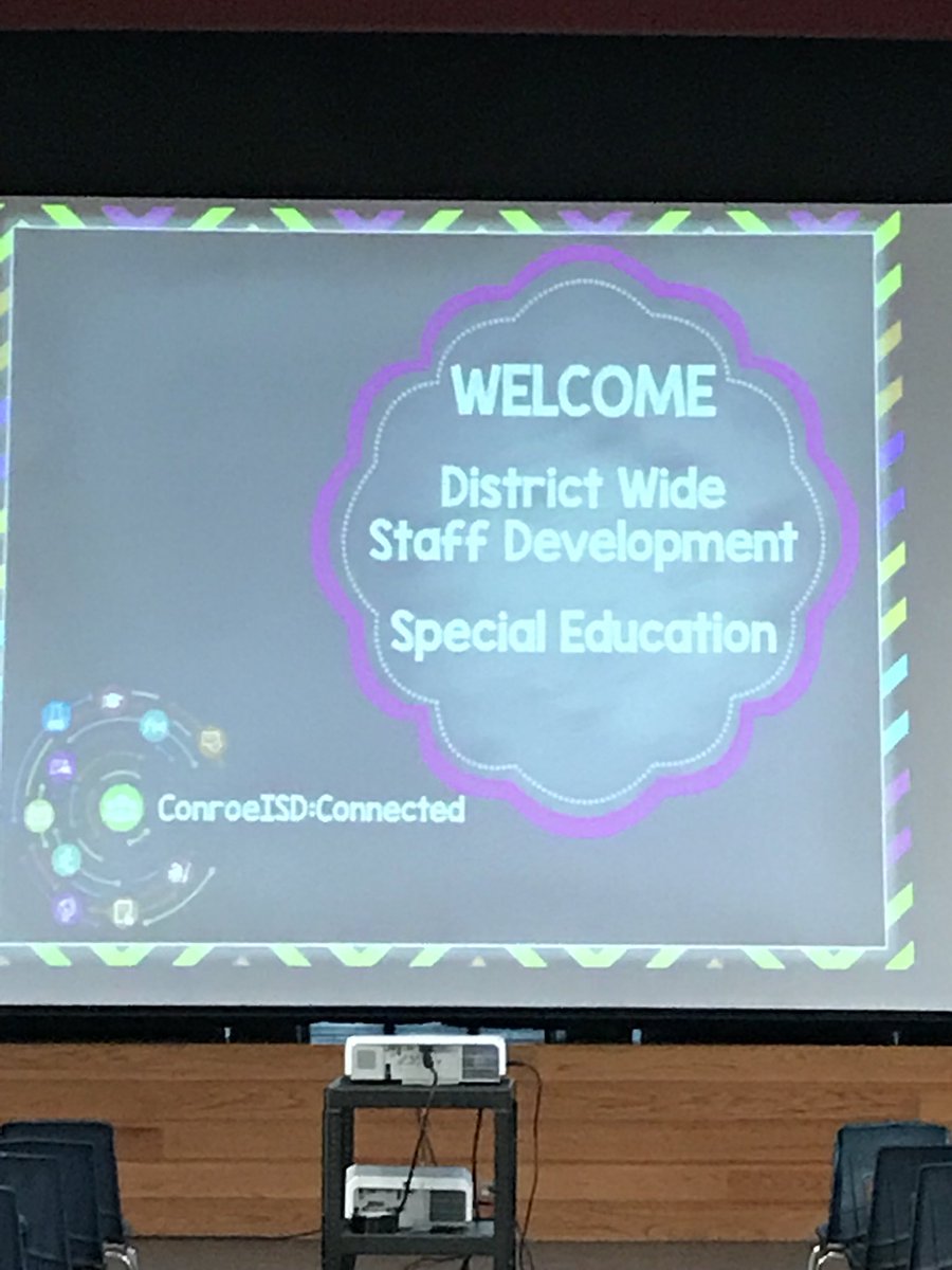 CISDPBIS's tweet photo. Connecting at special Ed DWSD #cisdconnects #growingtogether @TraciLandis @LehrmannAllison @Natascha_Webb71 https://t.co/OVXyMxR9Oq