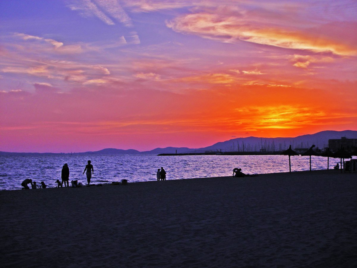 #PlatjaDePalma #Mallorca #Majorca #beach #sunset
