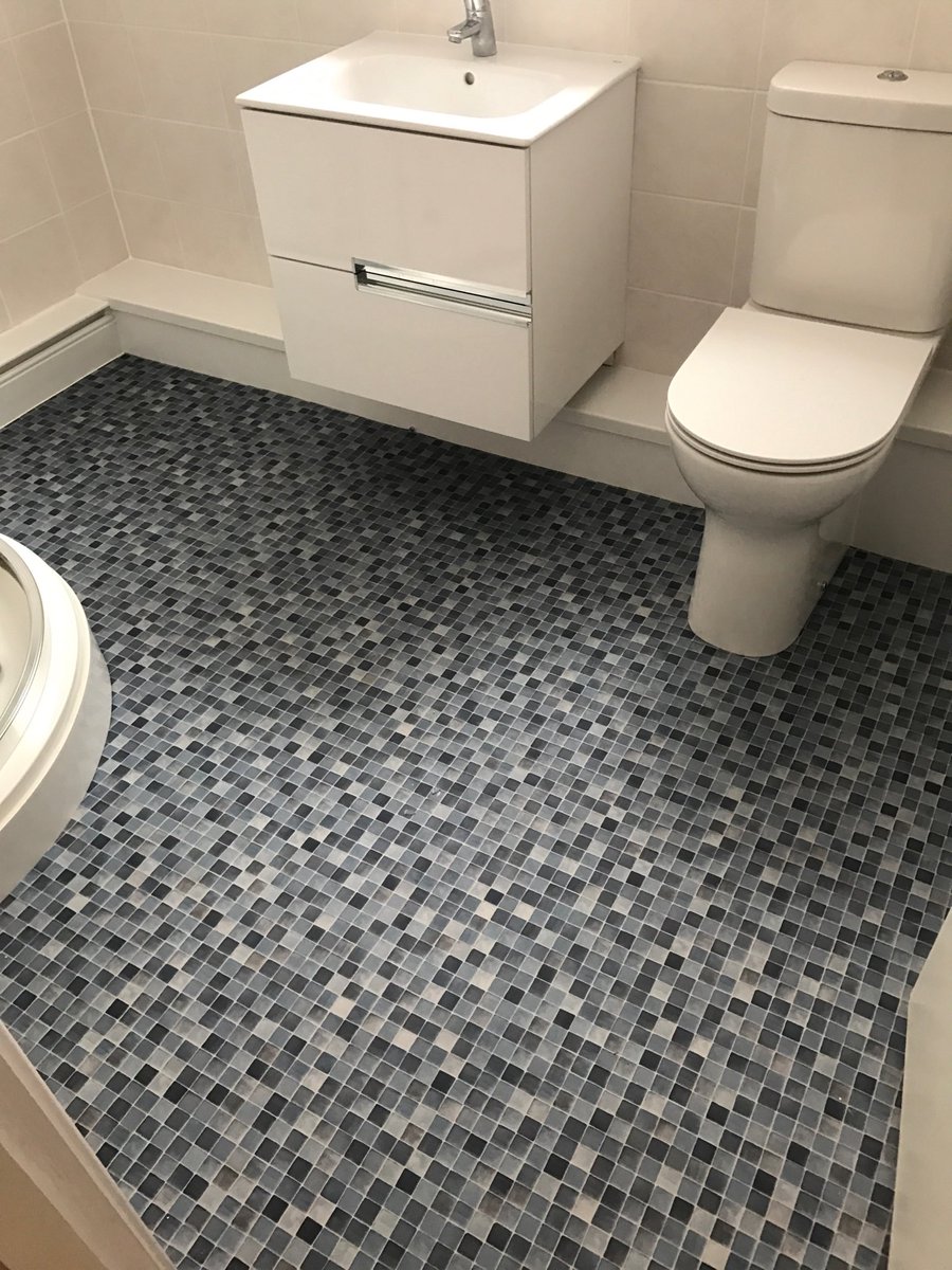 Grey Mosaic Vinyl Flooring Flooring Site