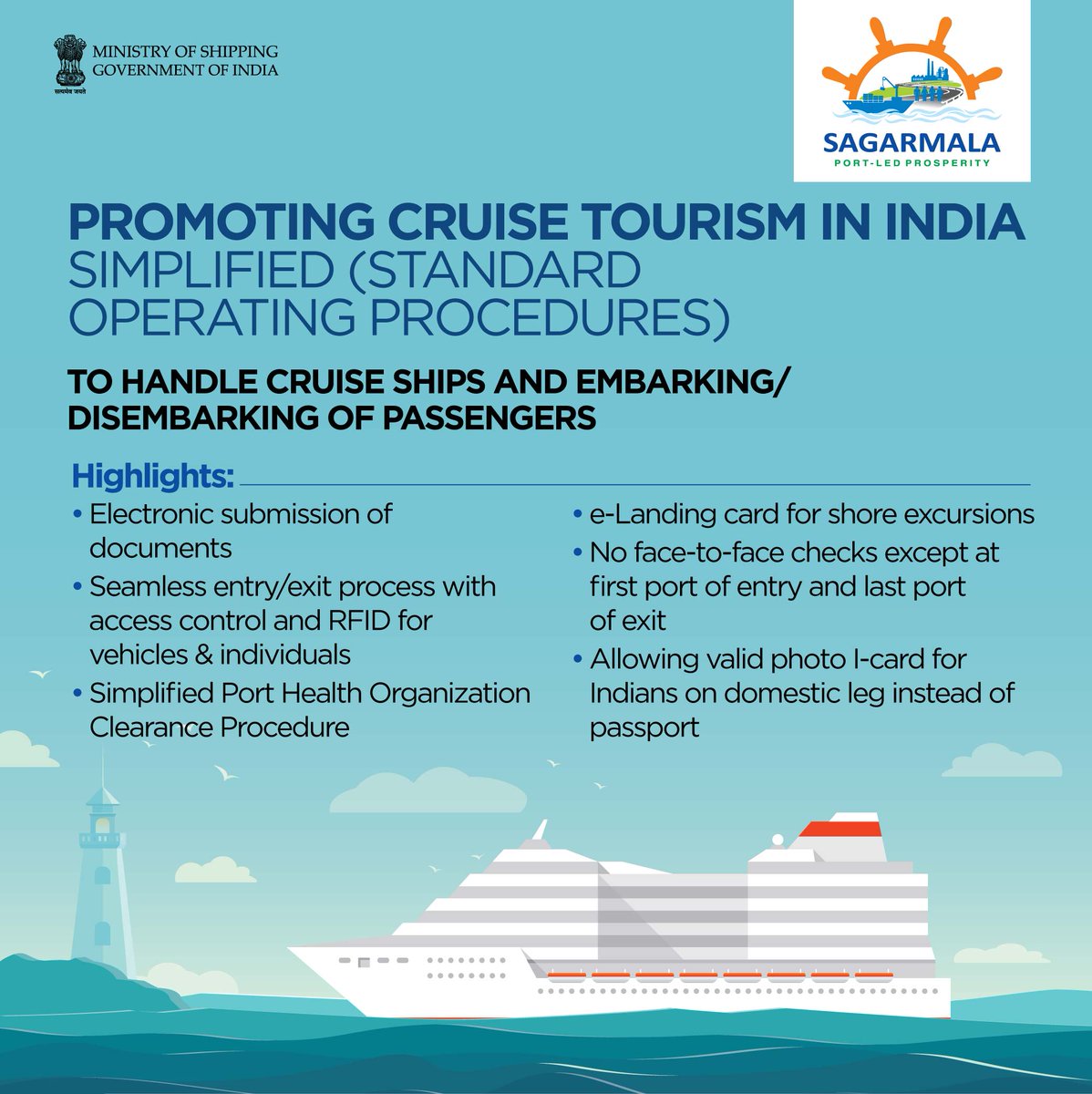 Ministry of Ports, Shipping and Waterways tweet media
