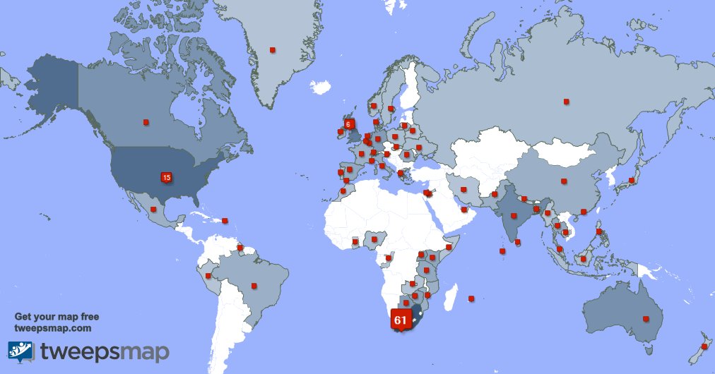 Special thank you to my 12 new followers from Portugal, and more last week. tweepsmap.com/!baobabsafaris… .