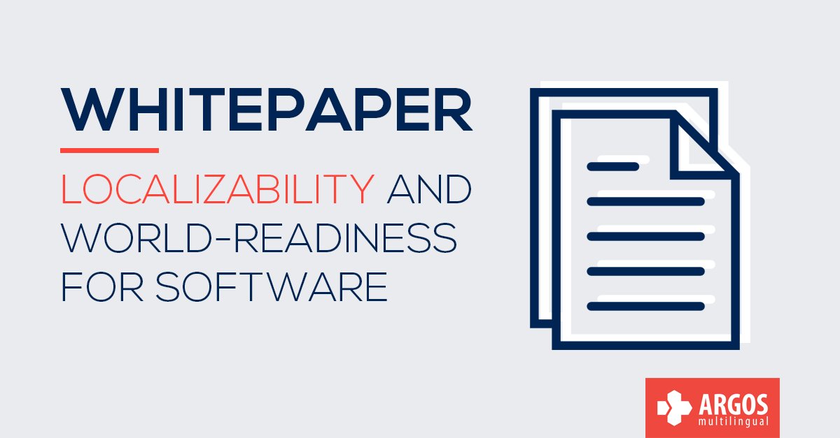 ArgosMultiling's tweet image. Is your software world-ready? Read our article by @DrAvalanche on how to put #localizability back into your #software. argosmultilingual.com/localizability…