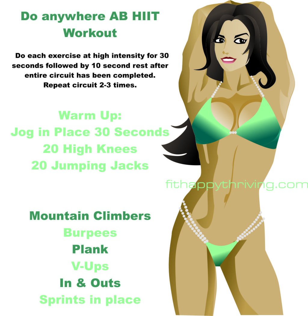 FitHappyThrivin's tweet photo. Do Anywhere AB HIIT Workout https://t.co/yvJyghZC4P https://t.co/ffiGgNWYBX