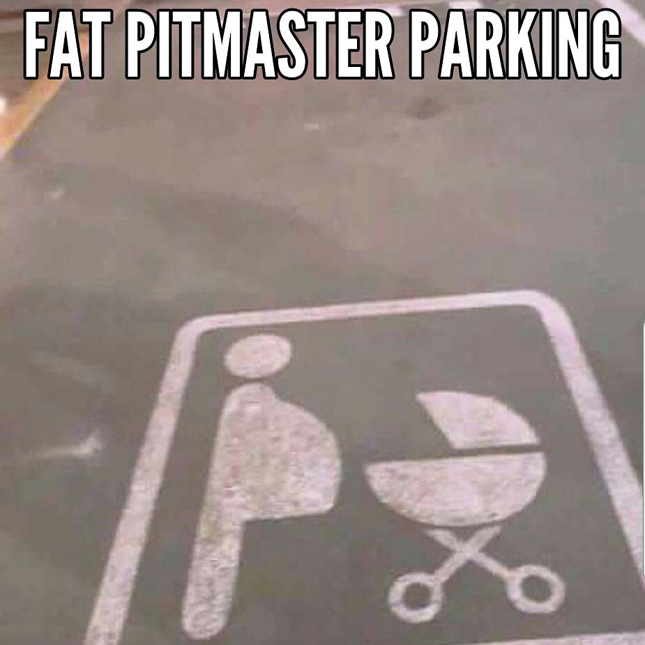 So happy I finally got my personal parking space!
#BBQ #pitmaster
