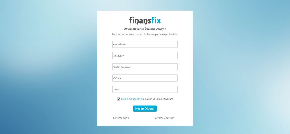 FinansFix'e üye olmak sadece 2 dakika! Deneyin farkı kendiniz görün...

finansfix.com

#finansfix #ücretsizdeneme #kobi #startup #girişimci #kobi