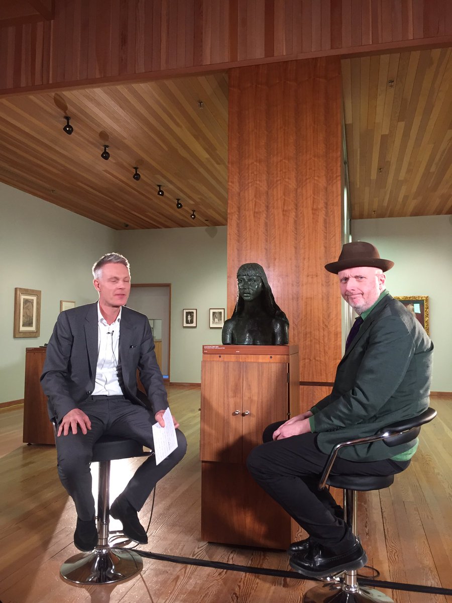 thespacearts's tweet photo. Contemporary artist @BobandRoberta discusses his obsession with ‘Walsall’s Mona Lisa’: #JacobEpstein’s striking sculpture of his troubled daughter, with @royalacademy's Tim Marlow #ObjectsofObsession https://t.co/0qsAEDYF3x https://t.co/3QHFTeixux